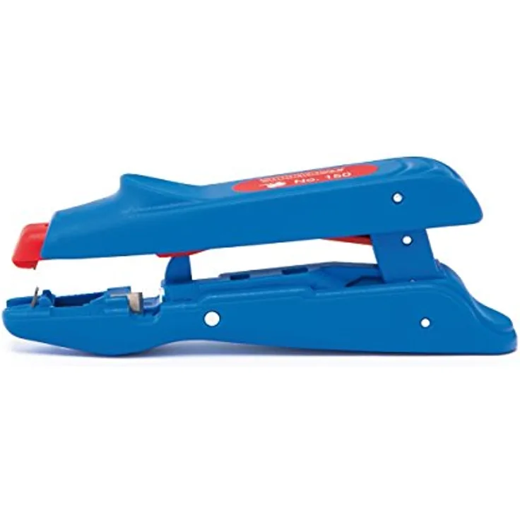 WEICON 51000150 Mini-Duo No. 150 automatische Abisolierzange mit Seitenschneider, Blau, Rot, 160mm