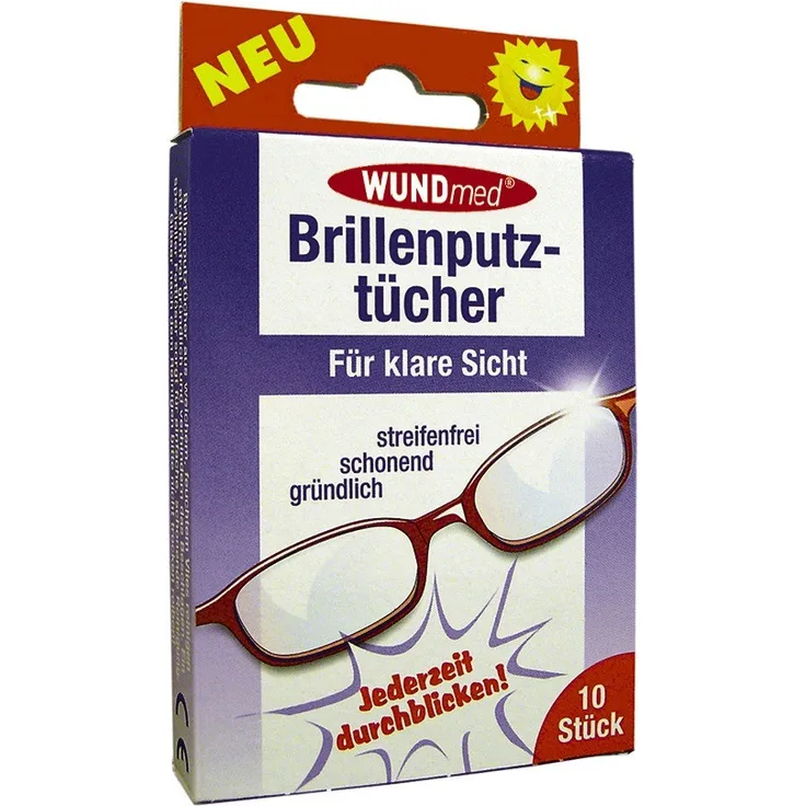 Wundmed Brillenputztücher 10 Stück