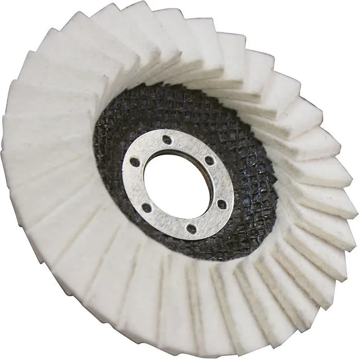 Norton Filz Polier-Fächerscheibeschräg 125 mm