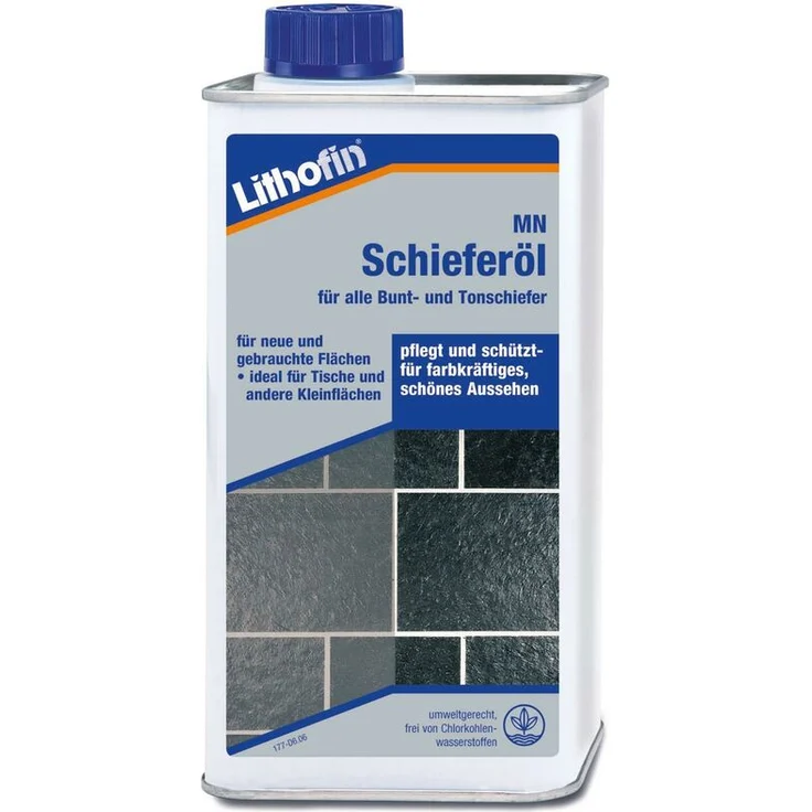 Lithofin MN Schieferöl für alle Bunt- und Tonschiefer, 500 ml – Bild 1