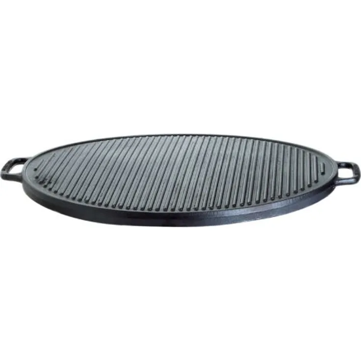 PaellaWorld Grillplatte, Gusseisen, rund, Ø 45 cm, schwarz