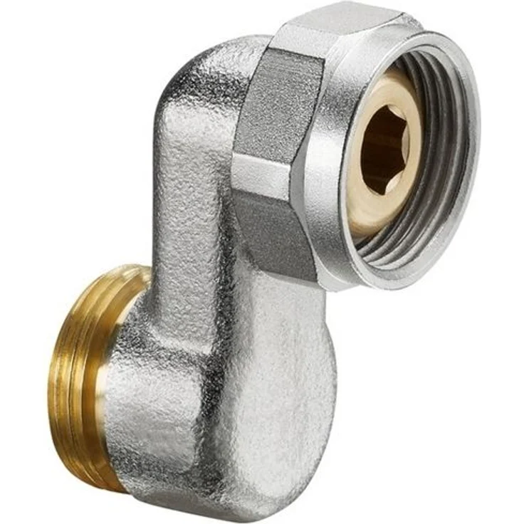 Oventrop OV S-Anschlussverschraubung 3/4x3/4, Messing vernickelt Bewässerungszubehör