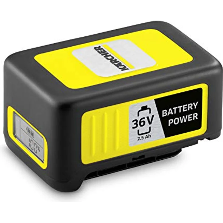 Kärcher Battery Power 36-25, 36 V, 2,5 Ah (Energieverbrauch 90 Wh, Echtzeitanzeige Akku, Lithium-Ionen-Akku, extrem robust, Temperaturmanagement, Strahlwasser geschützt, automatischer Lagermodus) – Bild 1