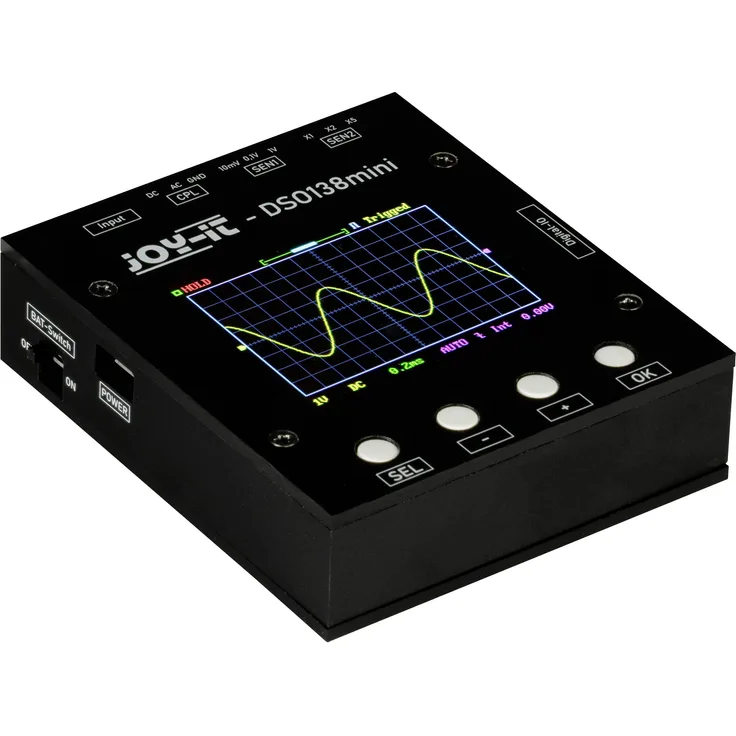Joy-it Digital-Oszilloskop 200kHz 1-Kanal 1 MSa-s 1 kpts 12 Bit