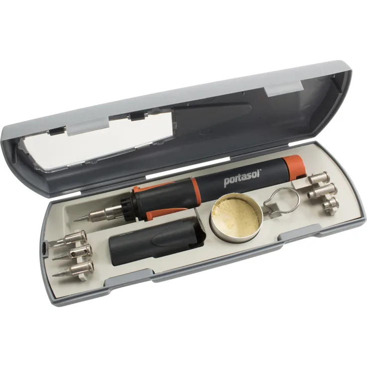 Wetec Gaslötkolben Pro Piezo 75 Profi Set, im Koffer, 15-75 W, kurze Aufheizzeit