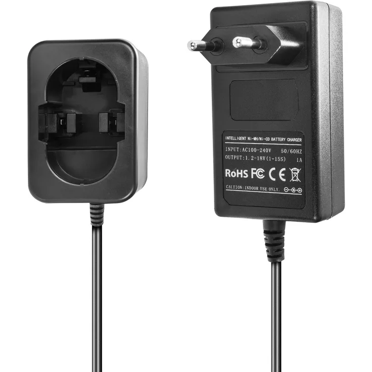 Ladegerät kompatibel mit Bosch Ni-MH-Ni-CD Werkzeug-Akkus 72-18V, 12V, 72-12V - 15A, 1A