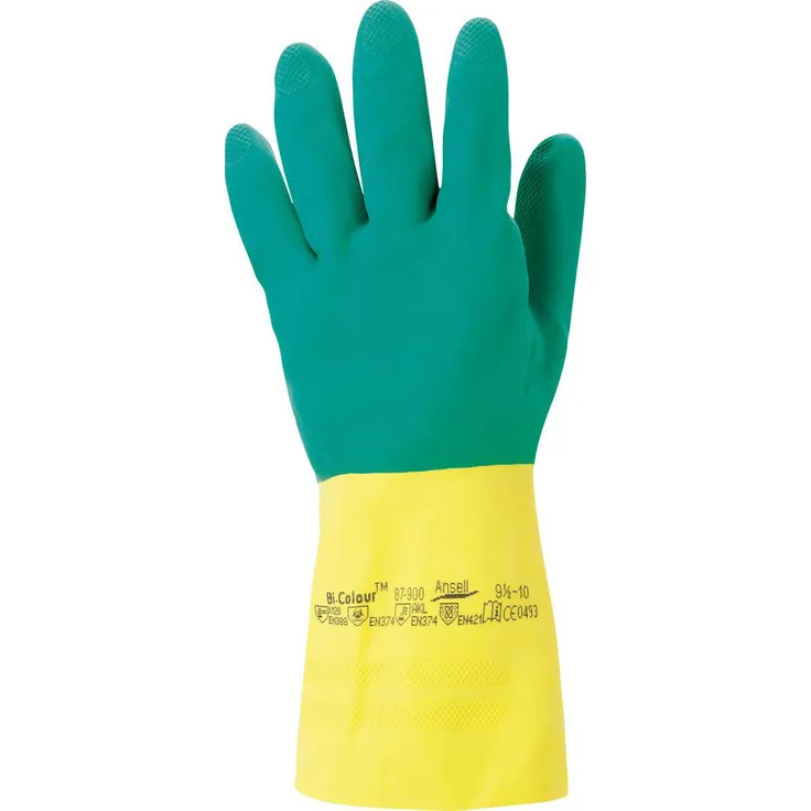 Ansell Handschuh Bi-Color 87-900 Gr. 9 5-10 (Inh. 12 Paar)
