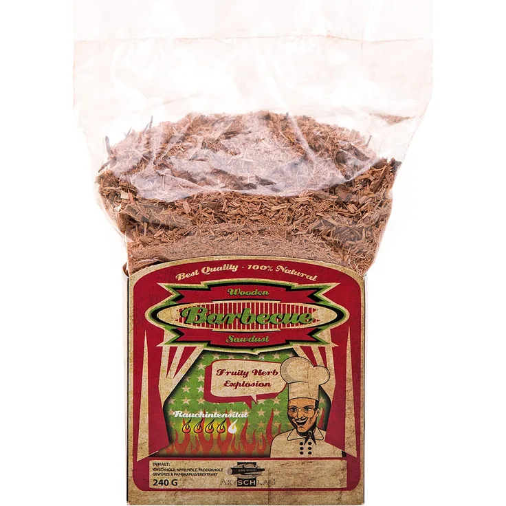 Axtschlag Räuchermehl, Sawdust Fruity Herb Explosion, Holz, 240 g