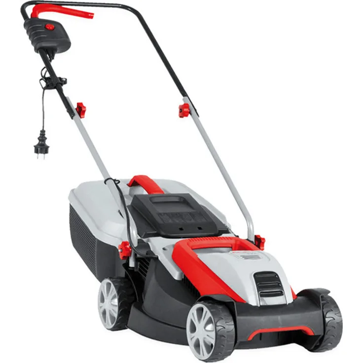 AL-KO Elektro-Rasenmäher 3.82 SE Classic, 38 cm Schnittbreite, 1.400 W Motorleistung, für Rasenflächen bis 500 m², Schnitthöhe 3-fach verstellbar, inkl. 37 l Fangkorb mit Füllstandsanzeige - 112856