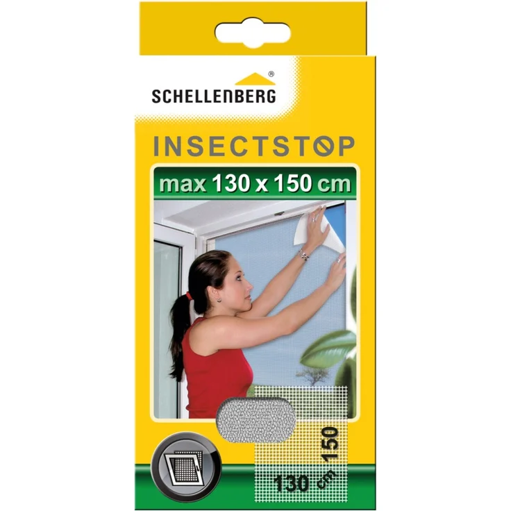 Schellenberg Insektenschutz Gitter 130 x 150 cm, weiß – Bild 1