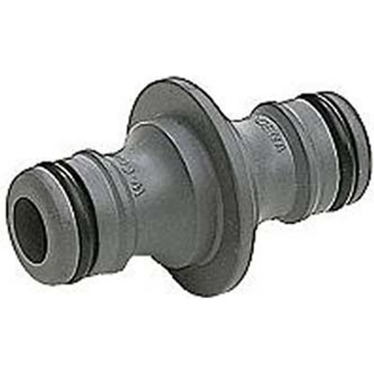 GARDENA Kupplung: Verbindungsteil zur sicheren Schlauchverbindung, Verbindung zweier Schläuche zur Verlängerung, zum Übergang von 19 mm (3-4)- auf 13 mm (1-2)-Schläuche, verpackt (2931-20) Bewässerungszubehör – Bild 1