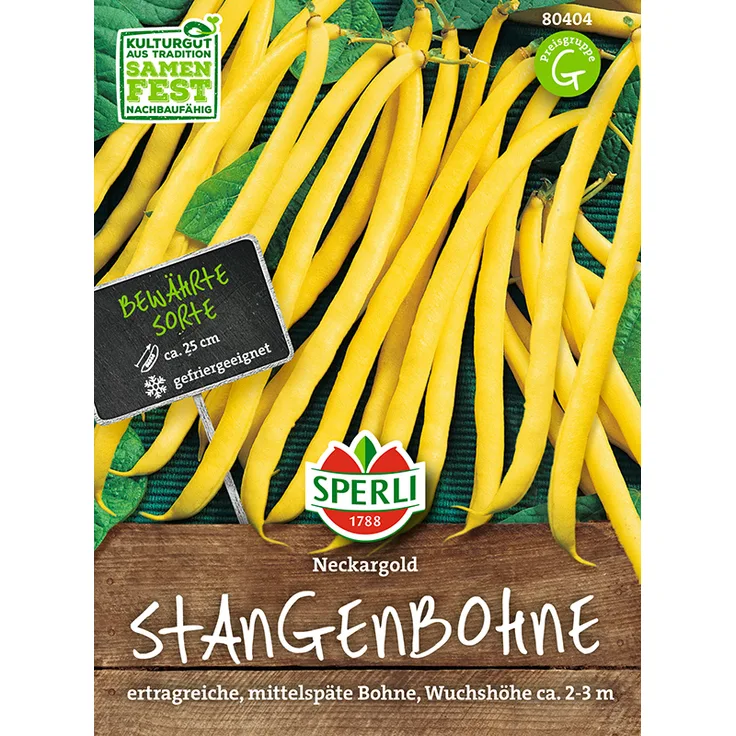 Sperli Stangenbohne Neckargold (Wachs)