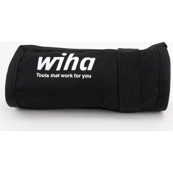 Wiha 91459 Präzisionsrollup Tasche mit Verschluss, schwarz