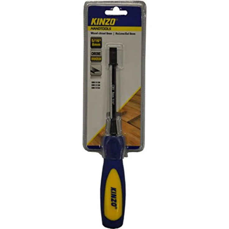 Kinzo 871125272152 Holzmeißel 8mm (5-16''), blau