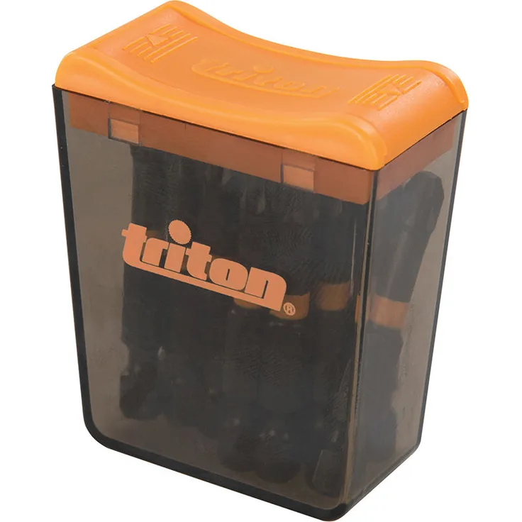 Triton TPTA51752014 Pozidriv-Schraubendrehereinsätze, 15er-Pack, schwarz, PZ3 50mm