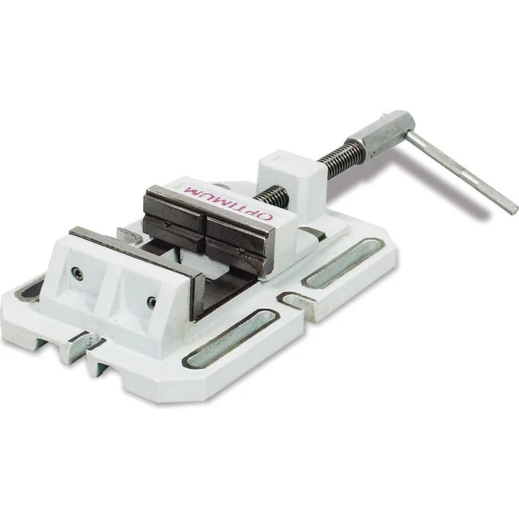 Optimum Bohrmaschinenschraubstock BSI 200 (Backenbreite, Spannweite 200 mm, Prismenbacken), 3000220