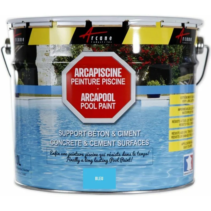 Schwimmbadfarbe - Schwimmbeckenfarbe - Poolfarbe für Betonbecken, Poolbeschichtung ARCAPISCINE - Blau - 2,5 l – Bild 1