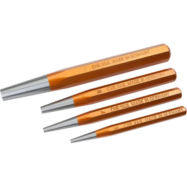 Dönges Durchtreiber, DIN 6458, Länge 120 mm, Ø 12 mm, Ø Spitze 10 mm