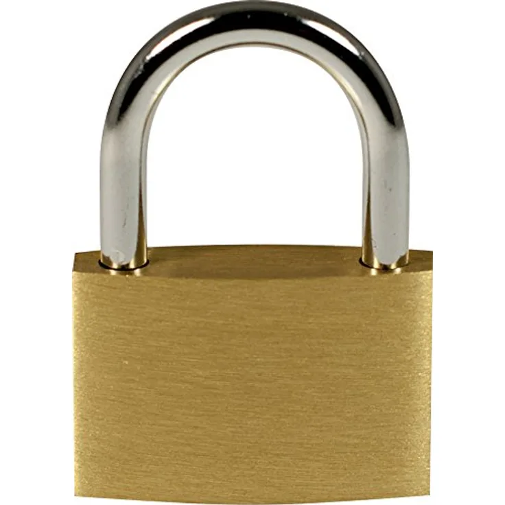 Pavo 8037292 Premium Vorhängeschloss mit 3 Schlüssel - aus Aluminium - Größe: 40 mm