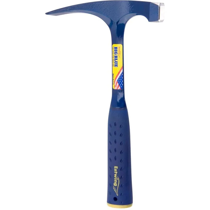 Schürfhammer Big Blue mit Vinylgriff, 25x25mm 615g, glatte Bahn - Estwing