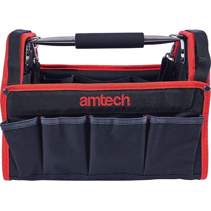 Am-Tech Werkzeugtasche, Tragetasche 33 cm x 18,5 cm x 25 cm
