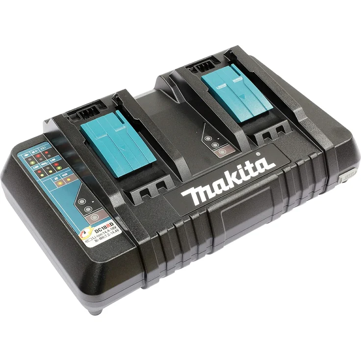 Makita DLM431PT2 Akku-Rasenmäher 2x18V - 5,0 Ah - 43 cm, 36 V, Schwarz, Blau – Bild 4