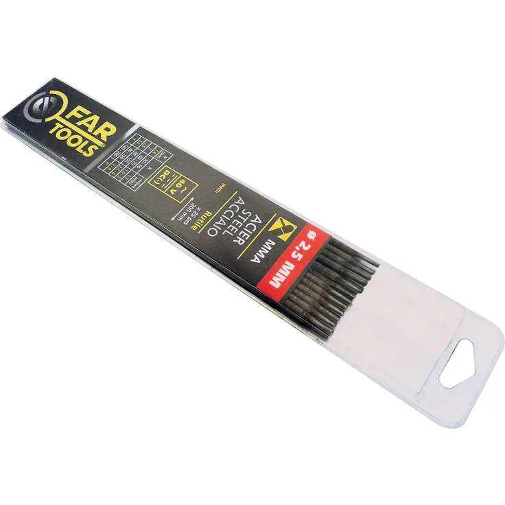 Fartools 150700 Schweißstab, 25 x Rutil-Elektroden Typ, Durchmesser 2,5 mm, Länge 300 mm