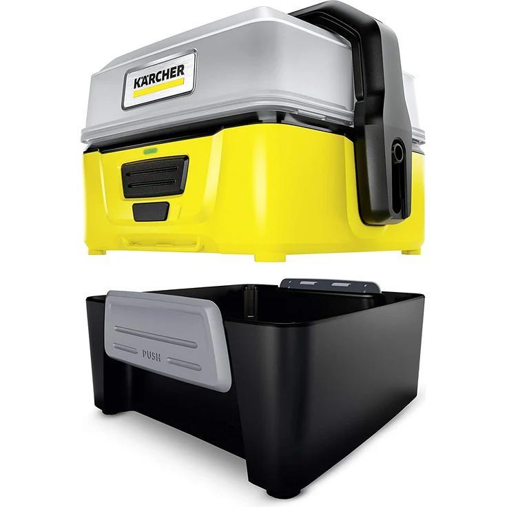 Kärcher Mobile Outdoor Cleaner OC 3 Bike Box 1.680-017.0 Wassertankvolumen: 4 l, Lithium-Ionen-Akku, abnehmbarer Wassertank, schonender Niederdruck, Universalbürste, Fahrradreiniger, Mikrofasertuch – Bild 2