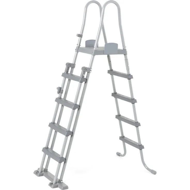 Bestway Poolleiter Sicherheitsleiter Einstiegsleiter 132cm Schwimmbadleiter Pool