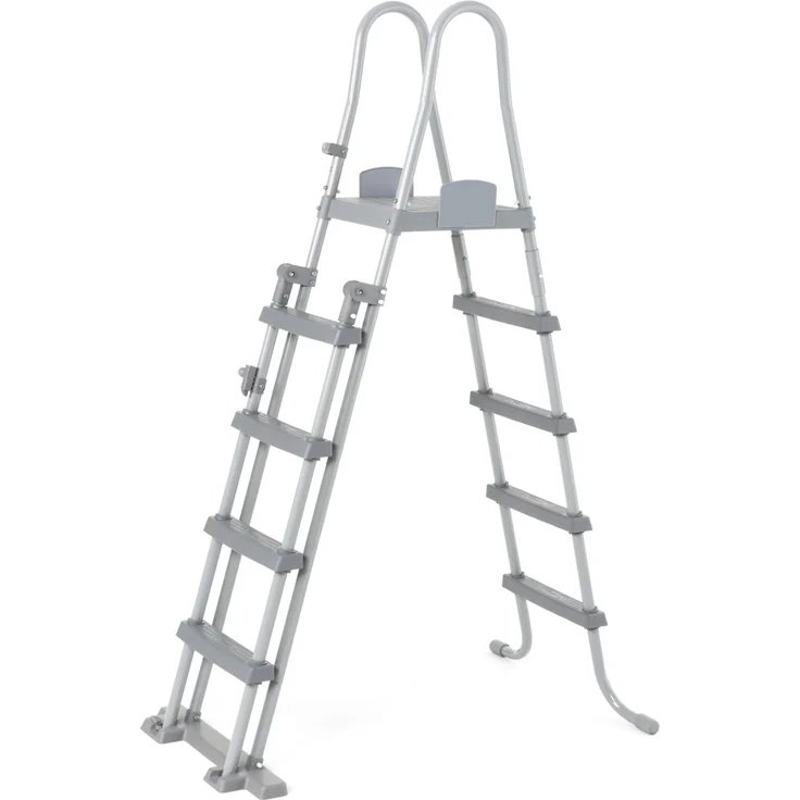 Bestway Poolleiter Sicherheitsleiter Einstiegsleiter 132cm Schwimmbadleiter Pool