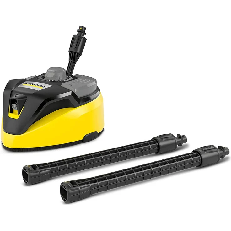 Kärcher T 7 Plus Flächenreiniger T-Racer für Kärcher K4, Kärcher K5, Kärcher K6, Kärcher K7 Für harte und sensible Flächen geeignet Spritzschutz, abgerundete Ecken, Lenkrollen, Dampf-Turbo-Düse – Bild 1