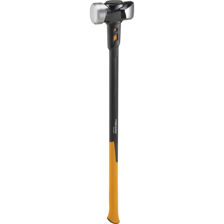 Fiskars XL (1020164) Vorschlaghammer IsoCore zum Eintreiben von Holzpfählen oder Abbrucharbeiten, Länge: 92 cm, Gewicht: 5,67 kg, Schwarz-Orange, 1020164 - Preisvergleich