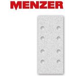 50 MENZER Klett-Schleifbögen f. Schwingschleifer, 186 x 93 mm - 8-Loch - K120 - Korund mit Stearat