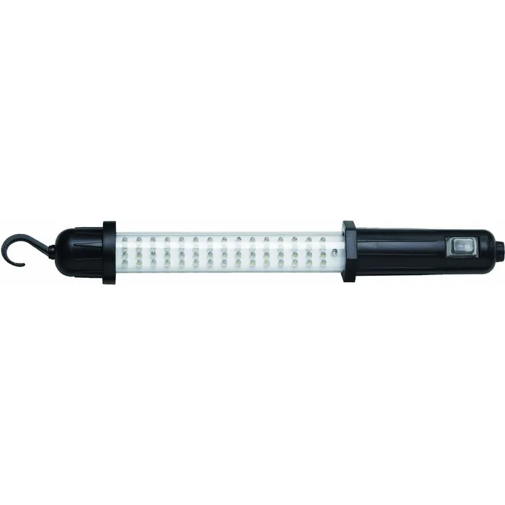 Bachmann Arbeitslampe LED Akku Handleuchte 60 LEDs schwarz