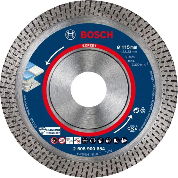 Expert HardCeramic Diamanttrennscheiben, 115 x 22,23 x 1,4 x 10 mm – Bild 1