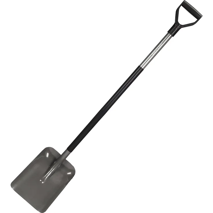 Fiskars Schaufel, Breite 23,5 cm, Länge 132 cm, Stahl-Blatt und Stiel, Schwarz-Grau, Ergonomic, 1001579 - Preisvergleich