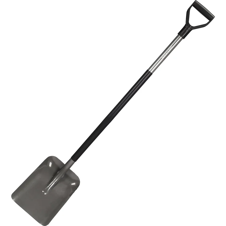 Fiskars Schaufel, Breite 23,5 cm, Länge 132 cm, Stahl-Blatt und Stiel, Schwarz-Grau, Ergonomic, 1001579 - Preisvergleich – Bild 1