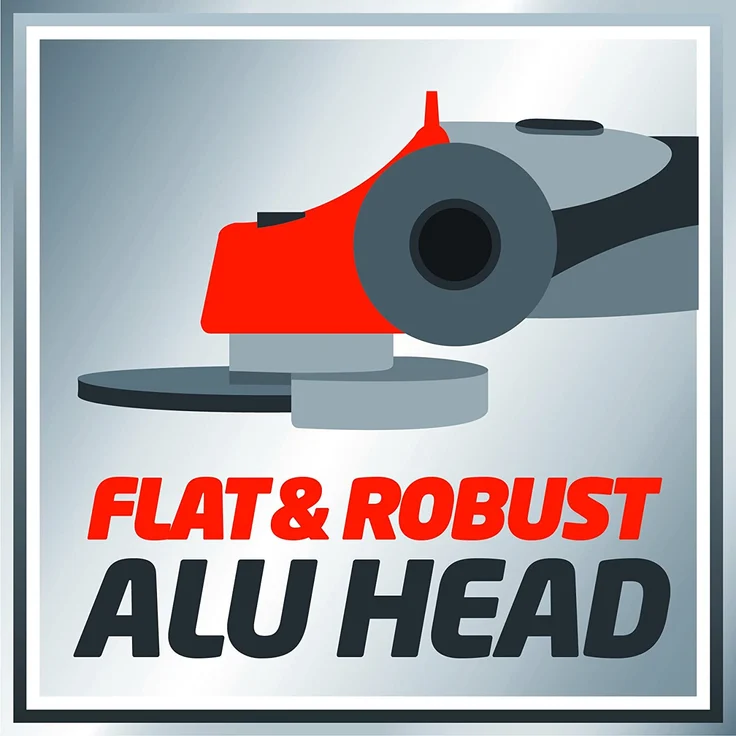 Einhell Winkelschleifer TC-AG 125 (850W, 12.000 1-min Drehzahl, 125mm Scheiben-D, Scheibenschutz, Spindelarretierung, flacher Aluminium-Getriebekopf) – Bild 8