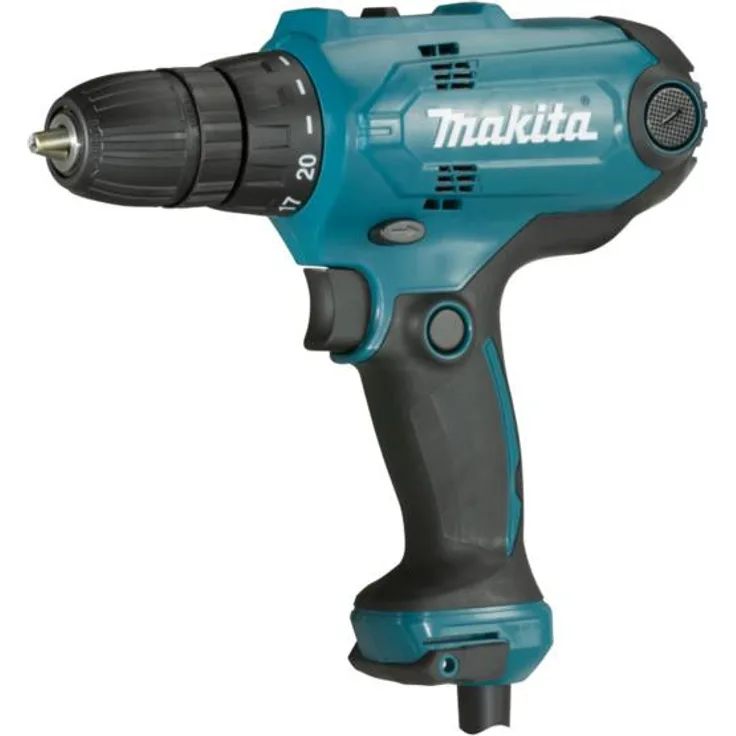 Makita DF0300 Bohrmaschine Ohne Schlüssel 1500 RPM Schwarz, Blau 1,2 kg