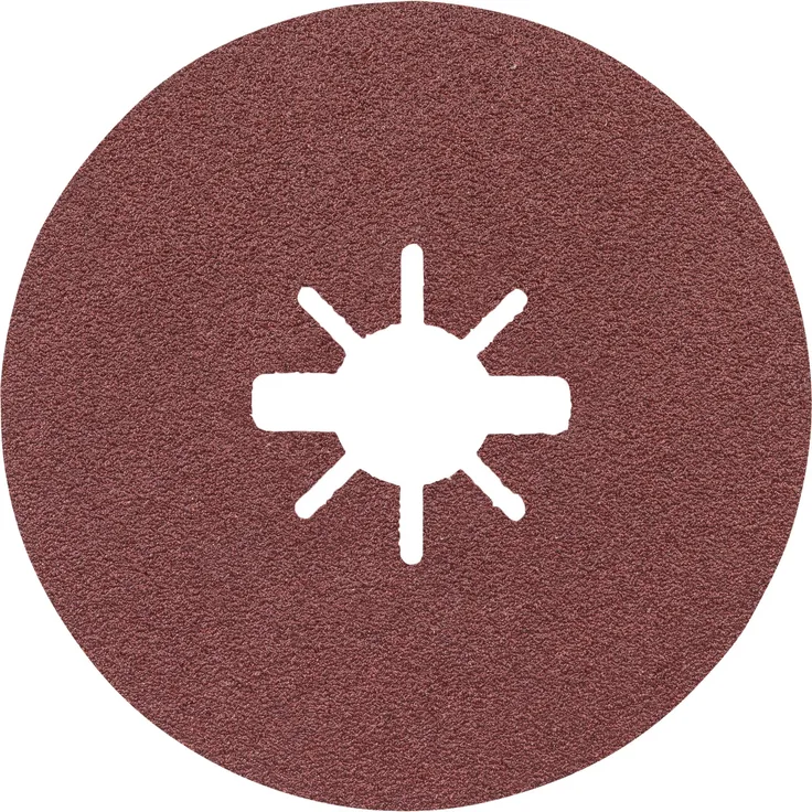 Bosch Professional Fiberschleifscheiben Expert (für Metall, X-LOCK, R444, Ø125 mm, Körnung 80, BohrungsØ: 22,23 mm)