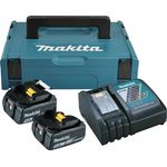 Makita Power Source Kit Werkzeugakku 18 V / 5 Ah (197624-2)