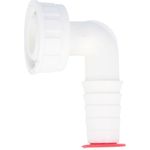 Dallmer Winkelschlauchtülle 1 Zoll für Küchen-Spülensiphon