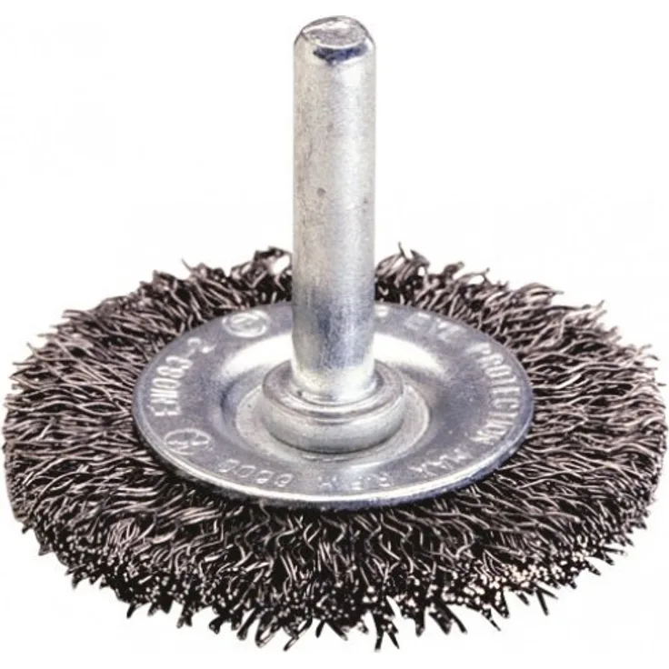 wolfcraft 1 Scheiben-Drahtbürste INOX S=6,ø75x12 mm