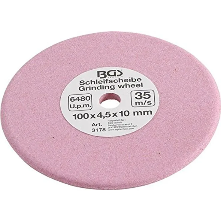 Schleifscheibe 100x4,5x10mm für Sägekettenschärfgerät