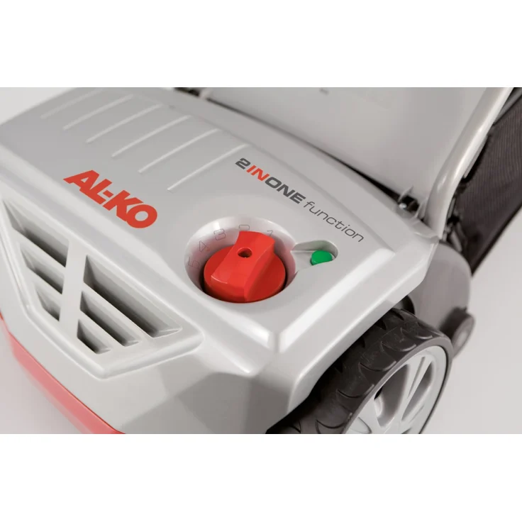AL-KO Elektro-Vertikutierer Basic Care 32.5 VE Classic (32 cm Arbeitsbreite, 1000 Watt Motorleistung, für Flächen bis 400 m², Arbeitstiefe 5-fach zentral verstellbar, inkl. Fangsack) – Bild 2