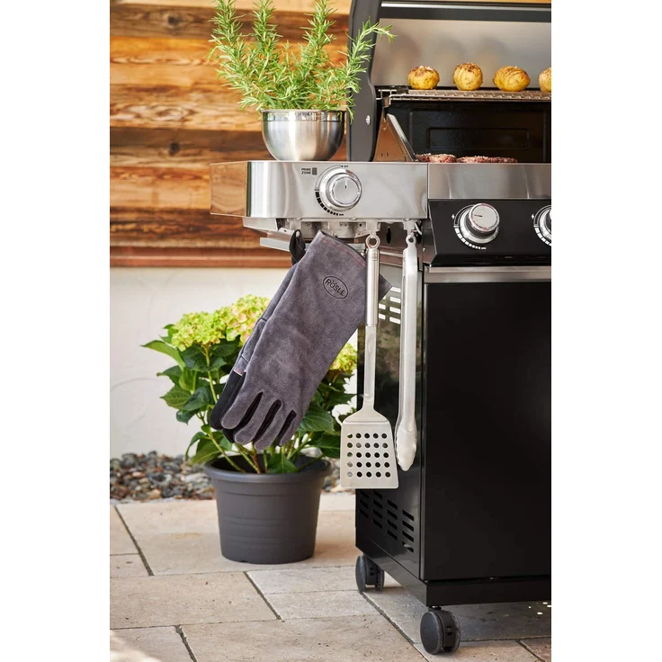 RÖSLE Barbecue-Grillzange, Hochwertige Grillzange mit patentiertem Verschlusssystem zum Grillen, Kochen und Servieren, 43 cm, Edelstahl 18/10, spülmaschinengeeignet – Bild 3