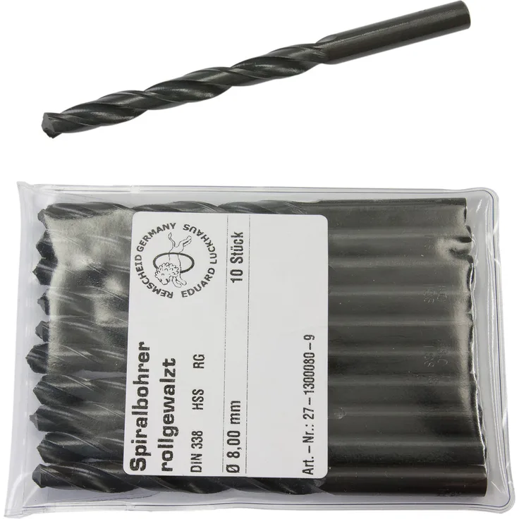 Dönges HSS-Spiralbohrer DIN 338-N, Ø 6,5 mm (Metallbohrer Spiralbohrer HSS)