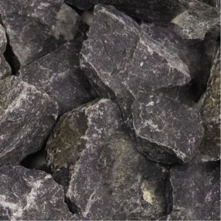 Gabionen Steine Basaltbruch anthrazit 70-120mm 600kg Big Bag
