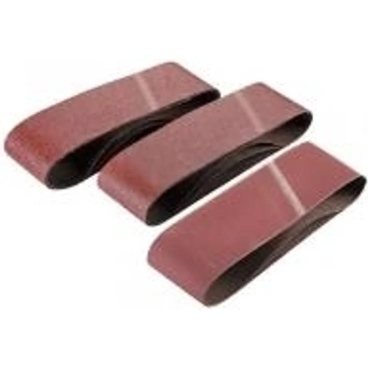 Bosch 3tlg. Schleifband-Set (für Bandschleifer verschiedene Materialien, 75 x 533 mm, Körnung 60-80-100) – Bild 2