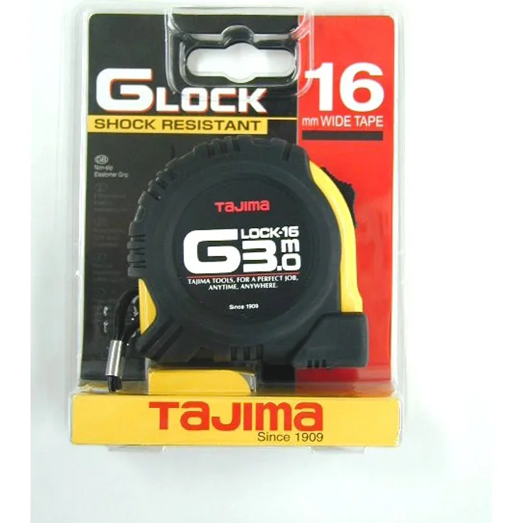 TAJIMA G-LOCK Bandmass 3m-16mm gelb, TAJ-26552